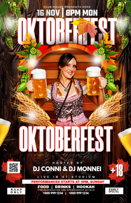 OKTOBERFEST Tabloid template