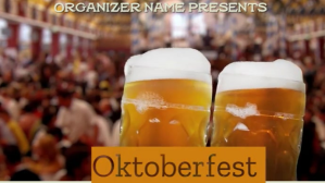 Brun Oktoberfest YouTube Duimnael Template