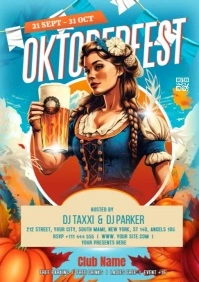 OKTOBERFEST A4 template