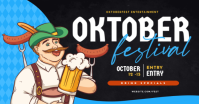 Oktoberfest Facebook Ad template