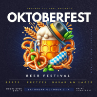 Lilla Oktoberfest Beer Festival Post Instagram Template