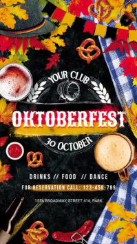 Oktoberfest Digital Display template