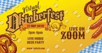 Oktoberfest event Couverture d'événement Facebook template