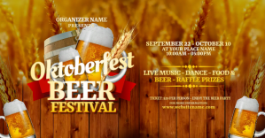Oktoberfest Facebook Shared Image template