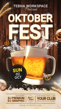 Oktoberfest Festival Instagram Stories template