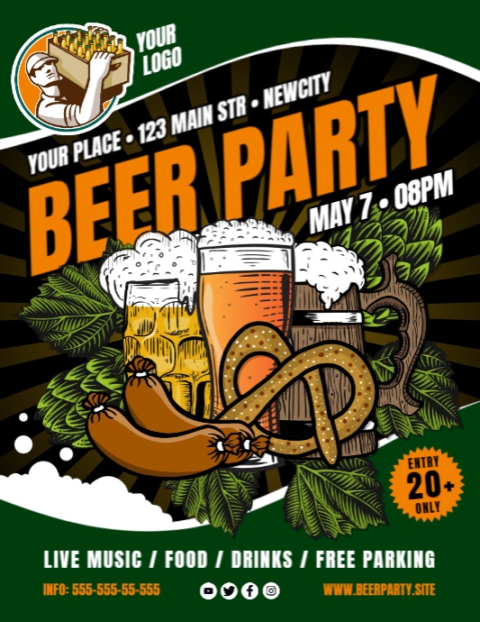 OKTOBERFEST FLYER Template PosterMyWall