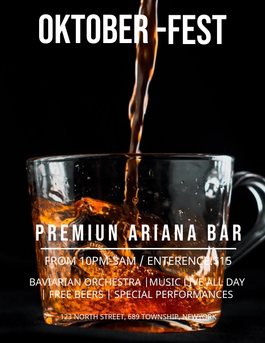 Oktoberfest Flyer Pamflet (VSA Brief) template