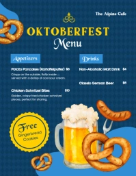Oktoberfest Flyer Menu template