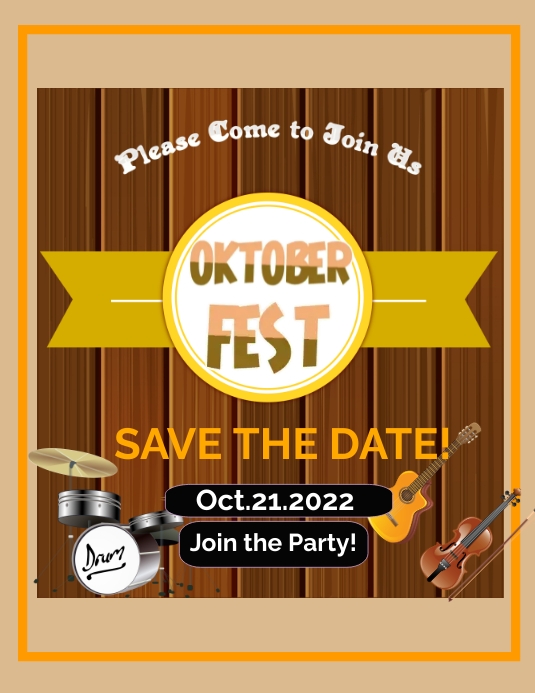 OKTOBERFEST FLYER TEMPLATE PosterMyWall OKTOBERFEST FLYER TEMPLATE PosterMyWall