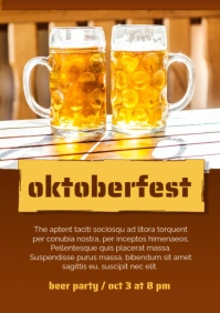 Oktoberfest Flyers A1 template
