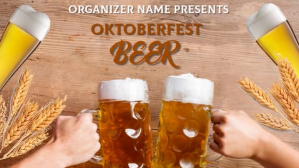 Brown Oktoberfest flyers YouTube-Miniaturansicht Template