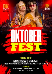 Oktoberfest Flyers Template A3