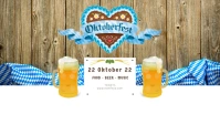 Oktoberfest Header Banner Event Promo Advert template