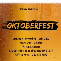 Oktoberfest Insta post template