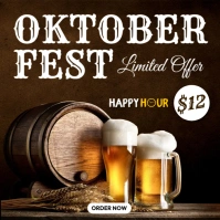 OktoberFest Limited Offer Drinks Instagram Post template