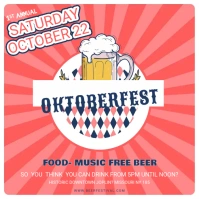 Oktoberfest Music Event Instagram Post Template