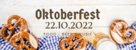 Oktoberfest October festival Beer Garden ad Facebook Cover Photo template