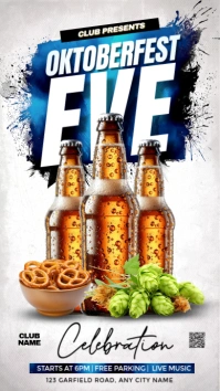 oktoberfest party Instagram Story template