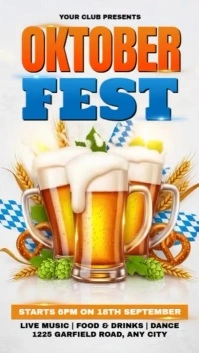 Oktoberfest Party Instagram 快拍 template