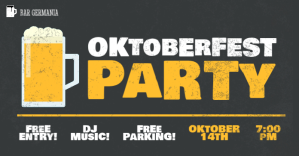 Oktoberfest Party Event facebook image template
