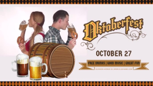 White Oktoberfest Celebration Facebook-covervideo Template