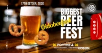 Oktoberfest Party Invitations Design Facebook-Anzeige template