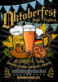 OKTOBERFEST POSTER A4 template