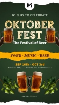 Oktoberfest Social Media Ad Reel do Instagram template