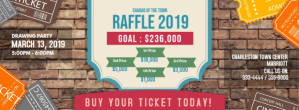 Old fashioned Raffle Lottery Invitation Ticket