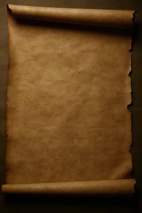 Old paper scroll 海报 template