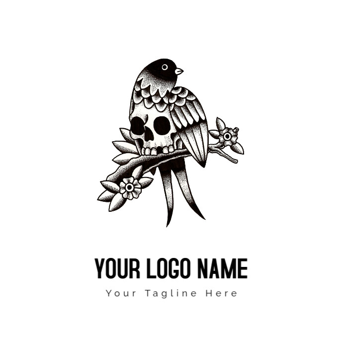 Old School (tattoo)  Flash Swallow Tattoo Tattoo Artist, Logo template