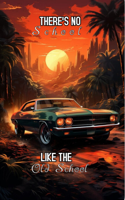 Old school Book Cover Kindle Omslag template