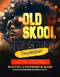 Old School Thursday Flyer (US Letter) template