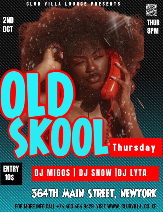 Copy Of Old School Thursday Party Flyer PosterMyWall copy-of-old-school-thursday-party-flyer-postermywall