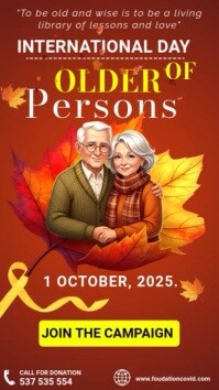 Older Person Day Instagram Story template