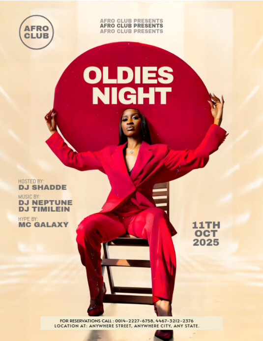 Oldies night Iflaya (Incwadi ye-US) template