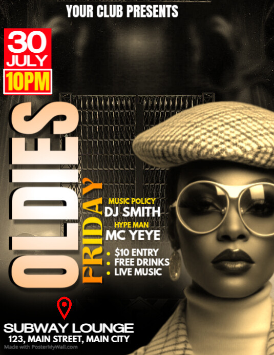 oldies party Template | PosterMyWall