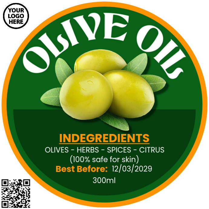 Olive oil label design Template | PosterMyWall