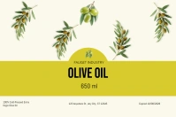 OLIVE OIL LABEL Tatak template
