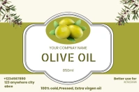 Olive oil label template