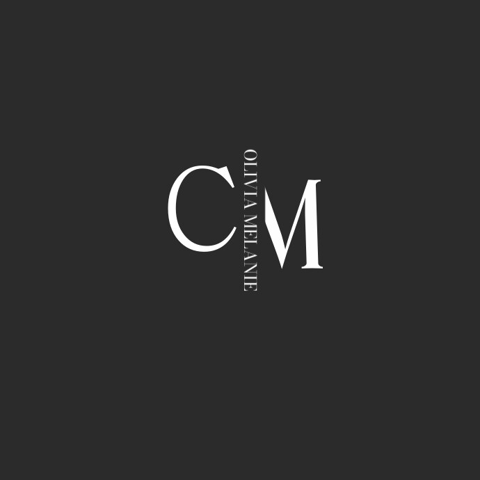 olivia melanie Logo template