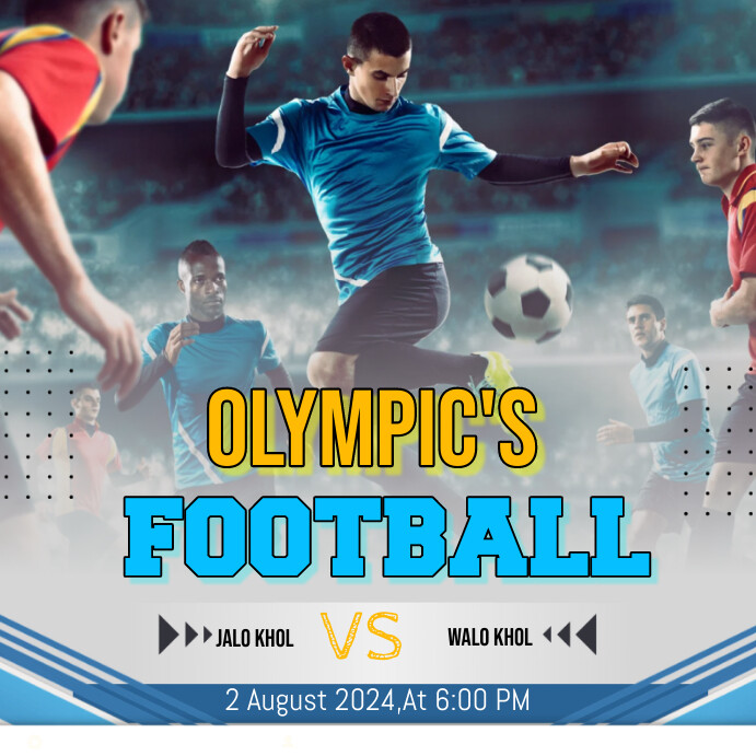 Olympic games Instagram Post template