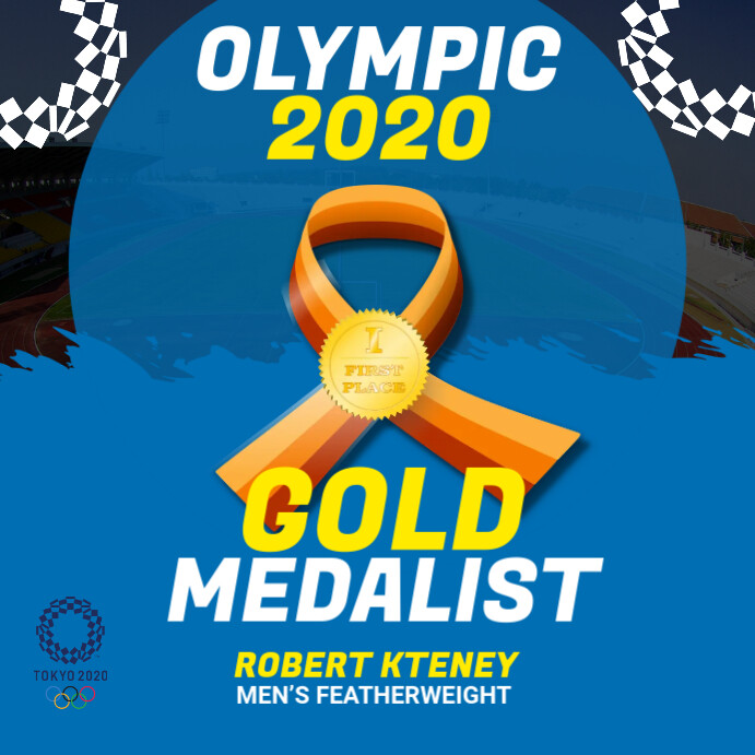 Olympic Winner Post Template PosterMyWall