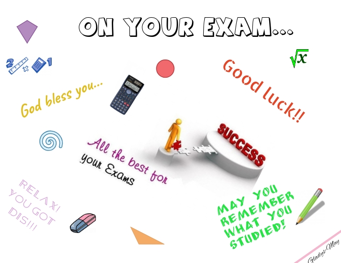 On your exams Flyer (US Letter) template