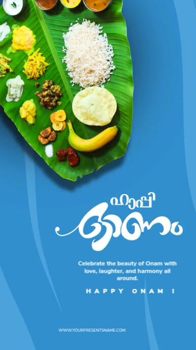 onam Instagram Story template