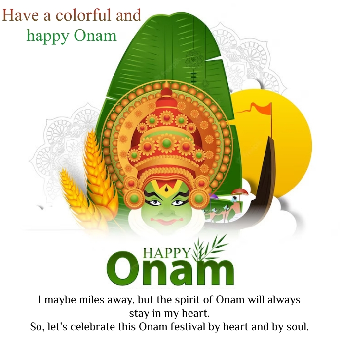 Onam Instagram-Beitrag template