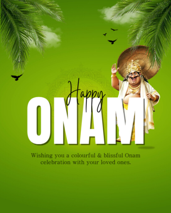 onam Instagram Portrait template