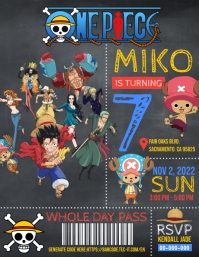 One Piece Template PosterMyWall