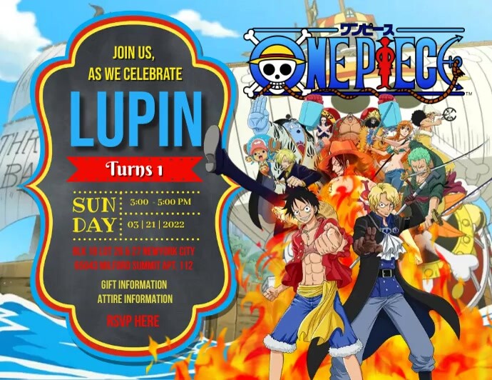 One Piece Template PosterMyWall one-piece-template-postermywall