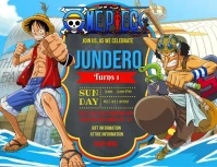 One Piece Flyer (US Letter) template